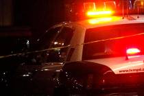 Police vehicle and lights. (Las Vegas Review-Journal, File)